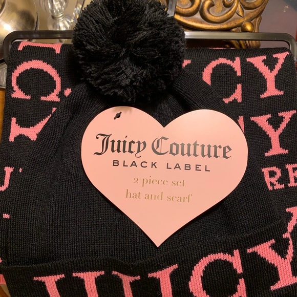 Juicy Couture Hat & Scarf Set. - Picture 4 of 6